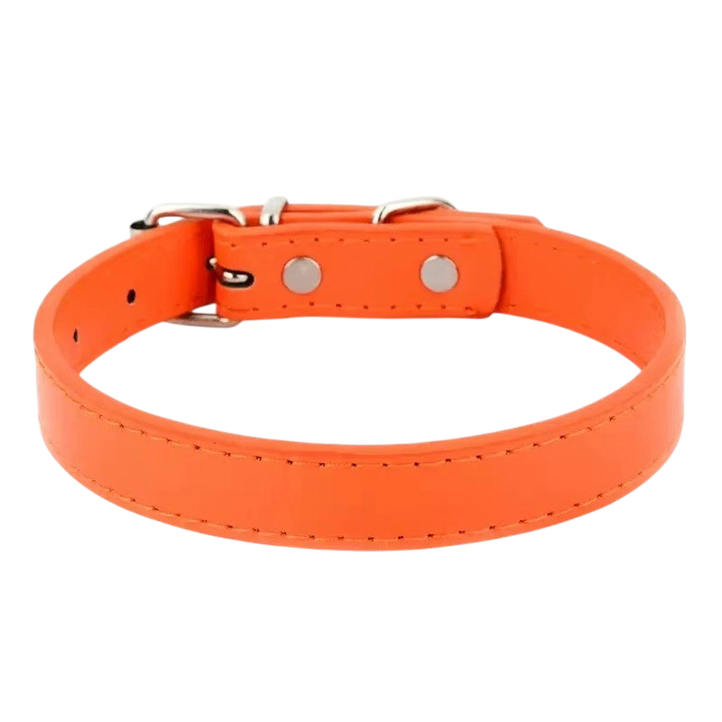Vegan Leather Pet Collar - Pu Leather