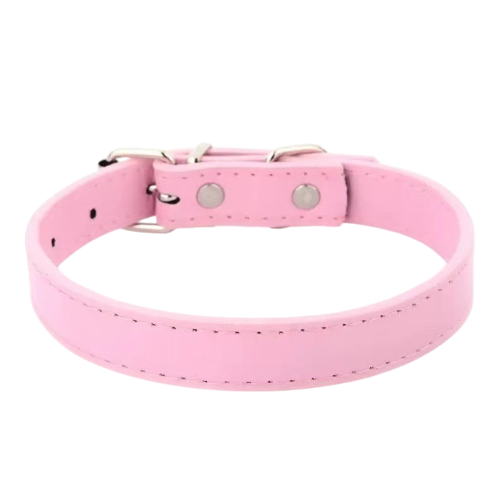Vegan Leather Pet Collar - Pu Leather