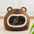 Bear Shape Cat Cave bed