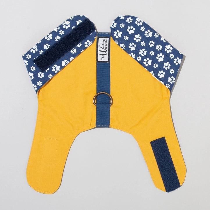 Reversible Organic Cotton Dog Harness - the York